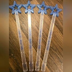 Disney Parks Cinderella’s Royal Table Star Wands-Set of 4-Magic Kingdom